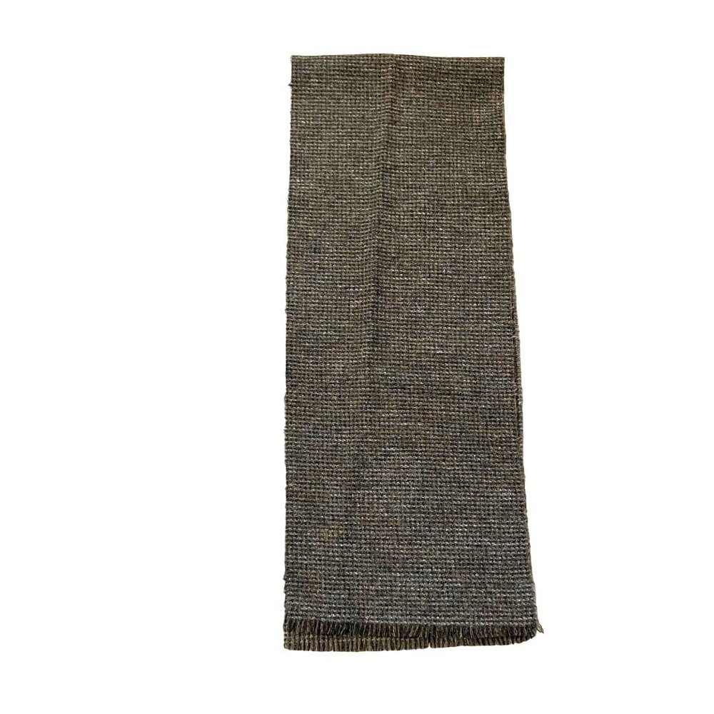 Jonathan Richard Ireland 100% Wool Tweed Scarf Woven Pattern Brown & Multicolor